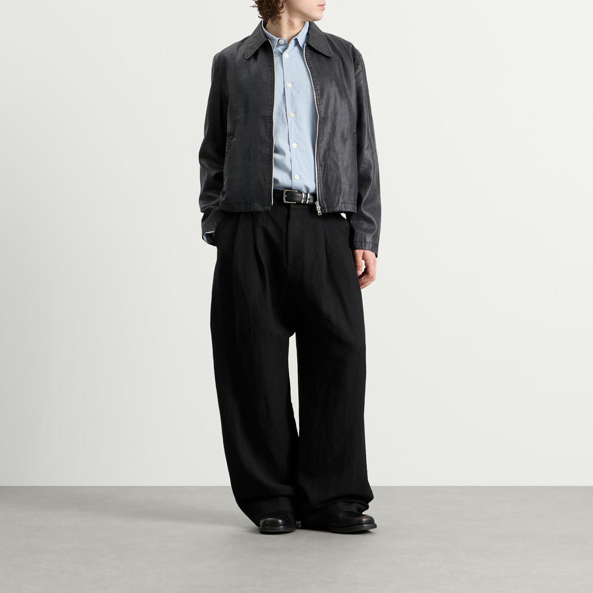 Our Legacy Men's Mini Jacket Worker in Lacquer Black