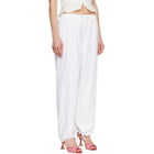 Fruity Booty White Poplin Trousers