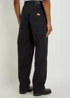 Willy Chavarria Bad Boy Straight-leg Jeans Black
