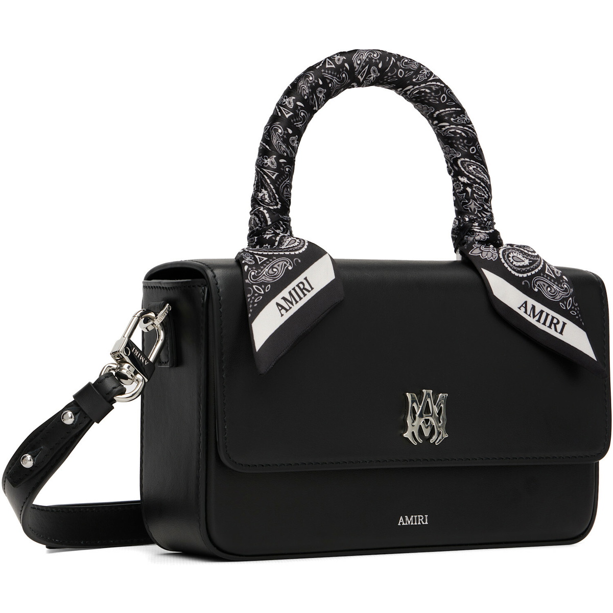AMIRI Black Micro Long MA Bag