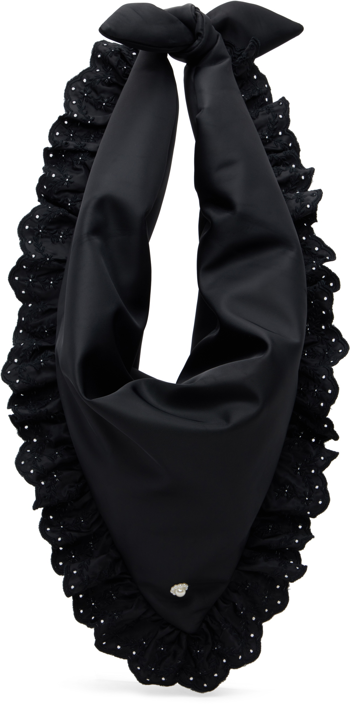 Simone Rocha Black Pillowcase Satchel Bag
