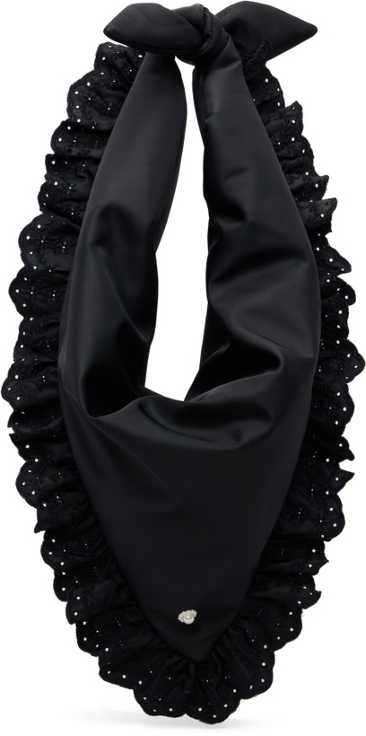 Photo: Simone Rocha Black Pillowcase Satchel Bag