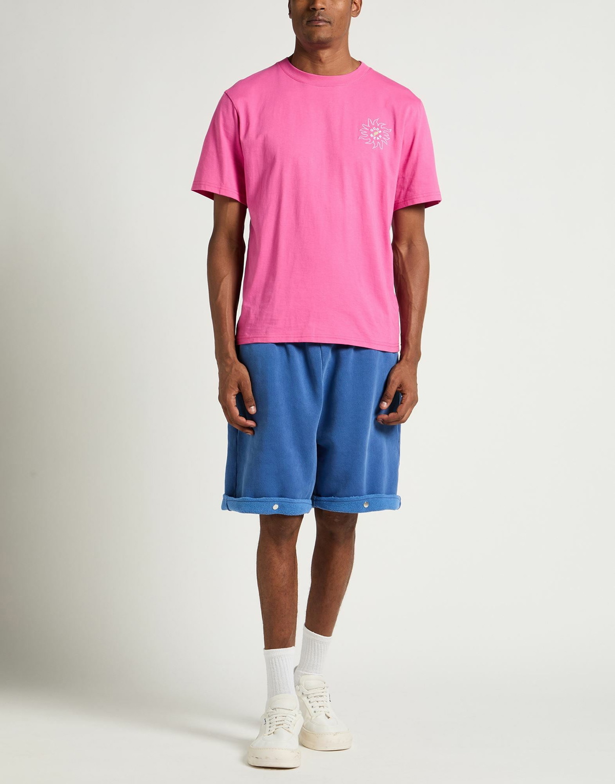 Gcds Mens T-shirt Fuchsia