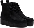 Clarks Originals Black Wallabee Craft Boots