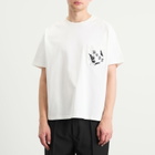 Bode Men's Beaded Leaf Pocket T-Shirt in White