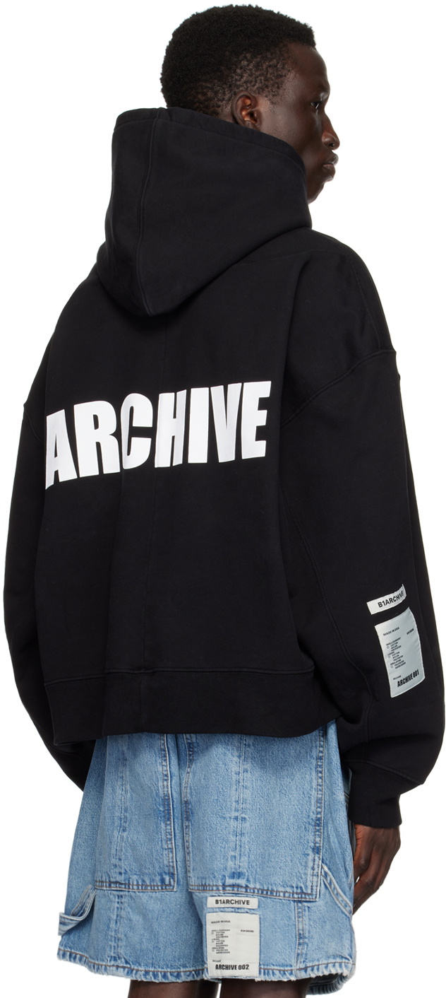 B1ARCHIVE Black Short Hoodie