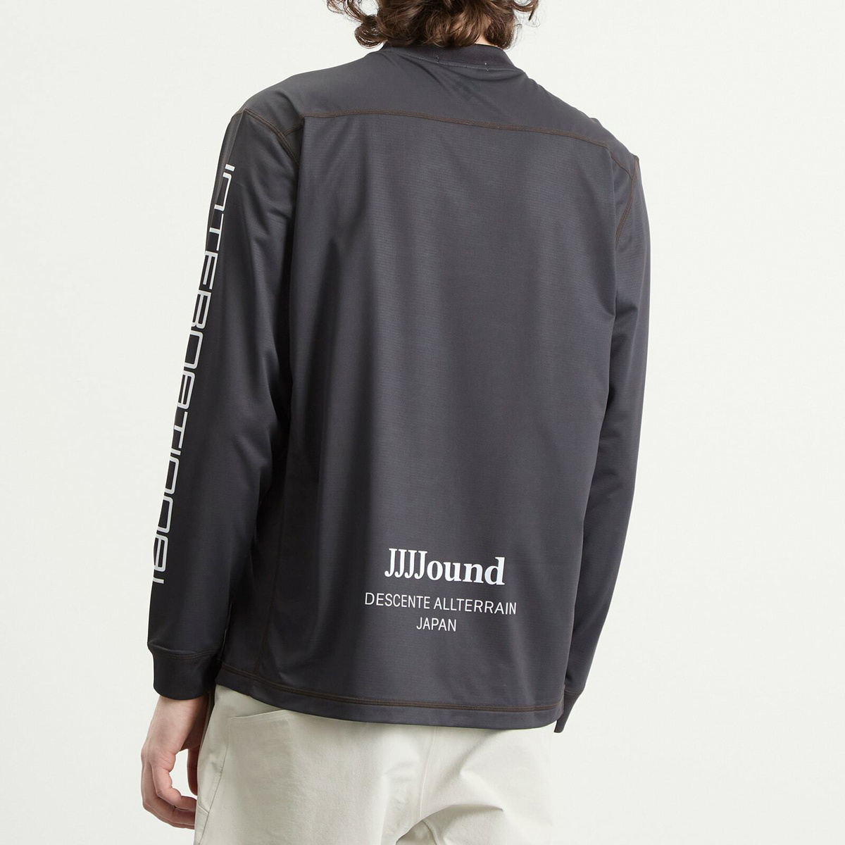 Descente Men's Allterrain x JJJJound Warm Up Long Sleeve in Charcoal