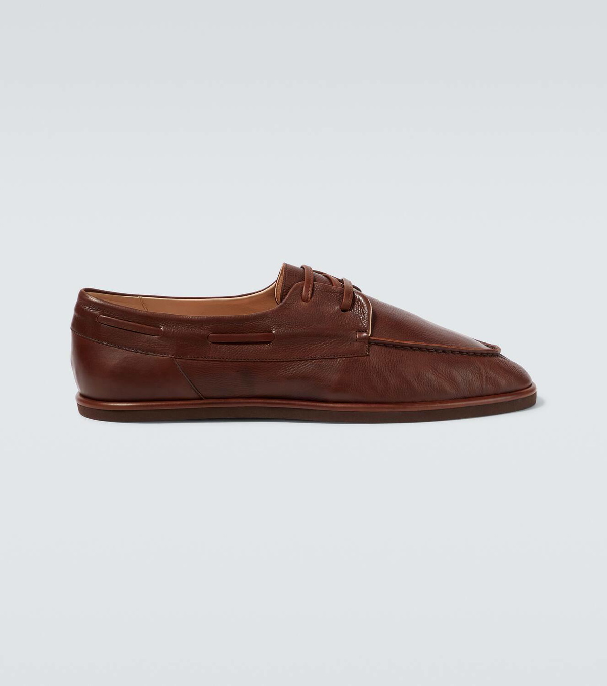 AURALEE　オーラリー　LEATHER SHOES　25.5 Auralee Leather Shoes in Beige Curated at Jake and Jones
