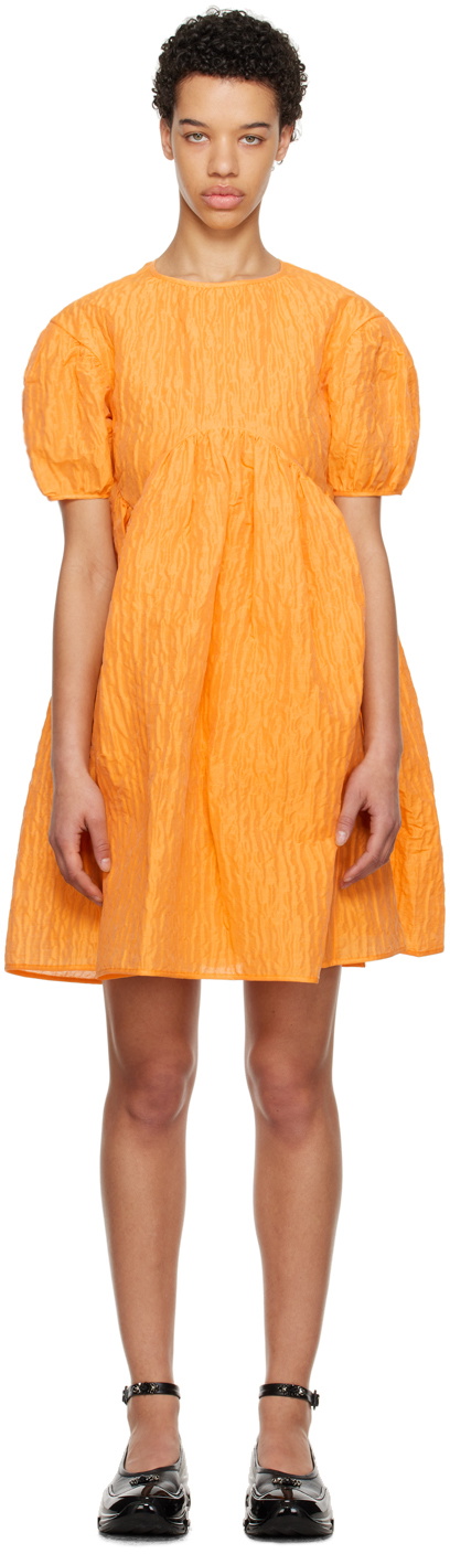 Cecilie Bahnsen Orange Thelma Minidress Cecilie Bahnsen