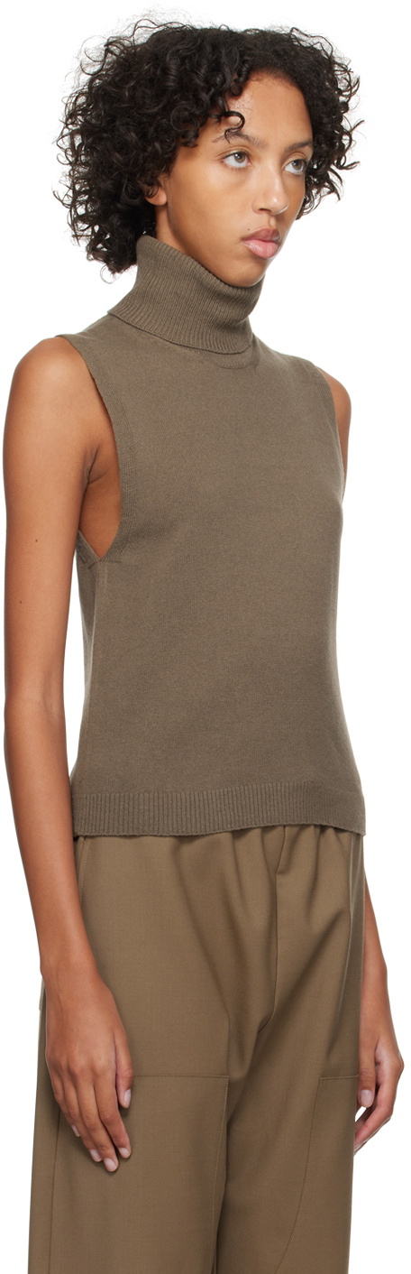 LESET Brown Zoe Turtleneck