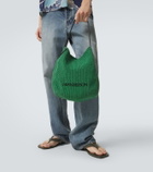JW Anderson Bulb Small beaded bucket bag