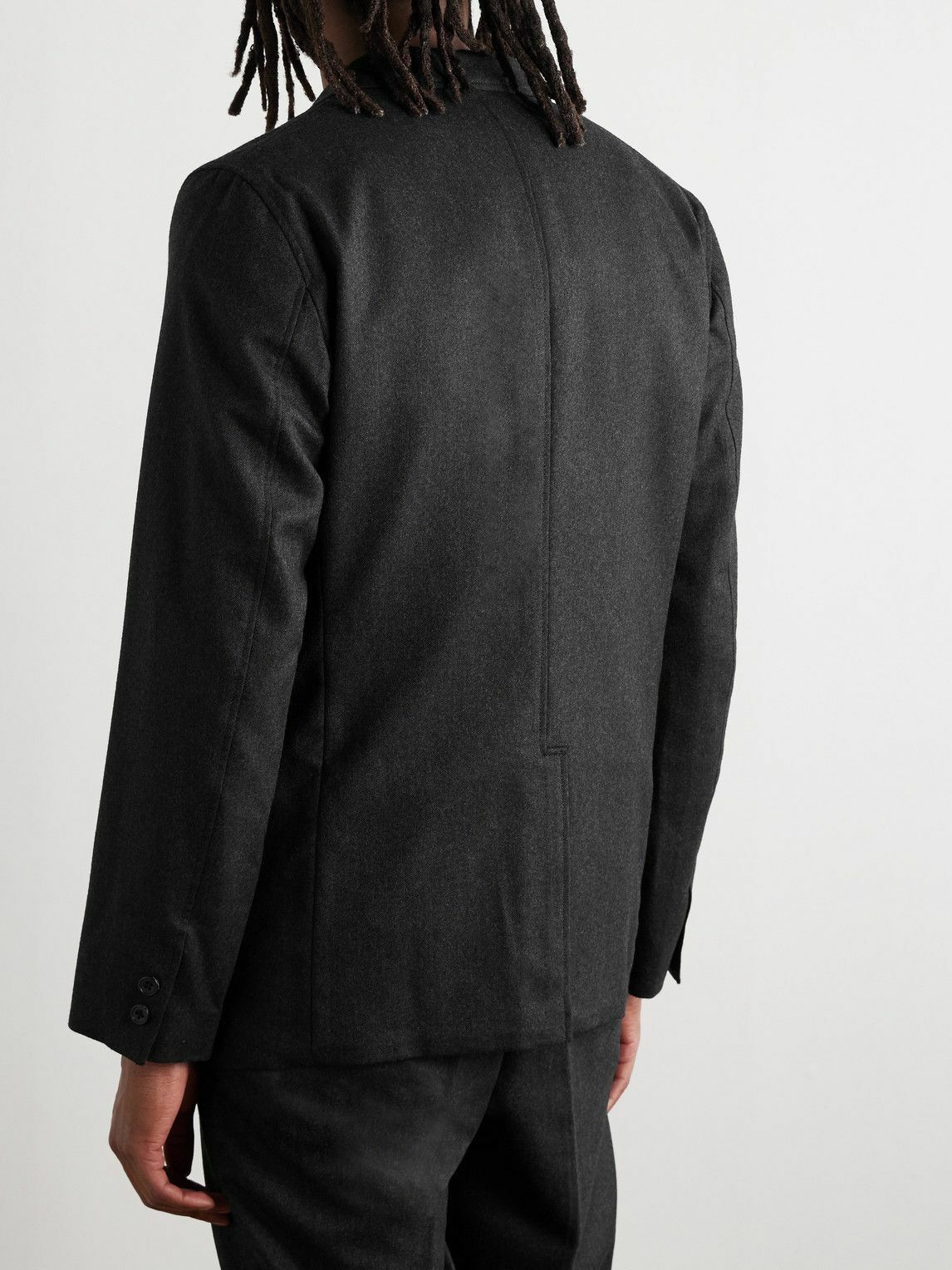 Beams Plus - Wool-Blend Flannel Blazer - Gray Beams Plus