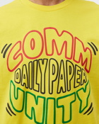 Daily Paper Majid Ss T Shirt Yellow - Mens - Shortsleeves