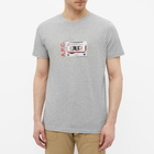 A.P.C. Men's Natael Cassette Print T-Shirt in Heathered Grey