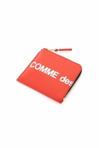 COMME DES GARCONS WALLET huge logo wallet Red