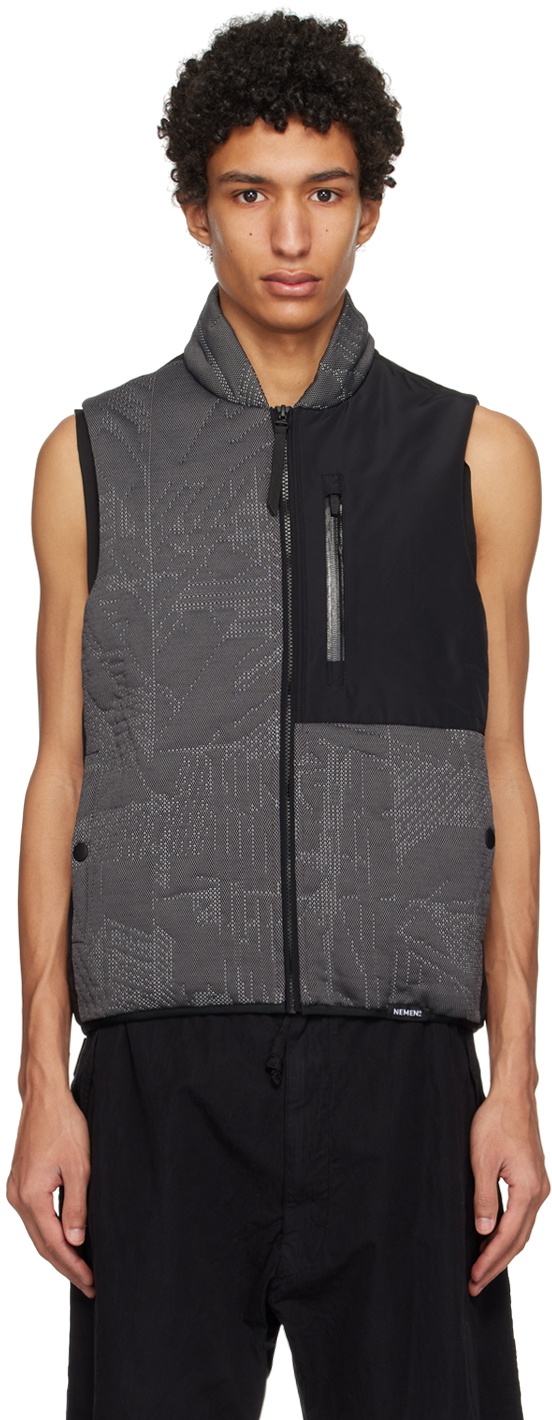 NEMEN® Gray Paneled Vest