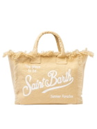 MC2 Saint Barth Beige Cotton Canvas Vanity Tote Bag