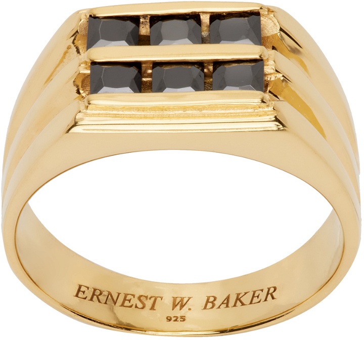 Photo: Ernest W. Baker Gold Six Stone Ring