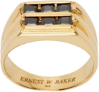 Ernest W. Baker Gold Six Stone Ring