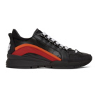 Dsquared2 Black 551 Rainbow Sneakers