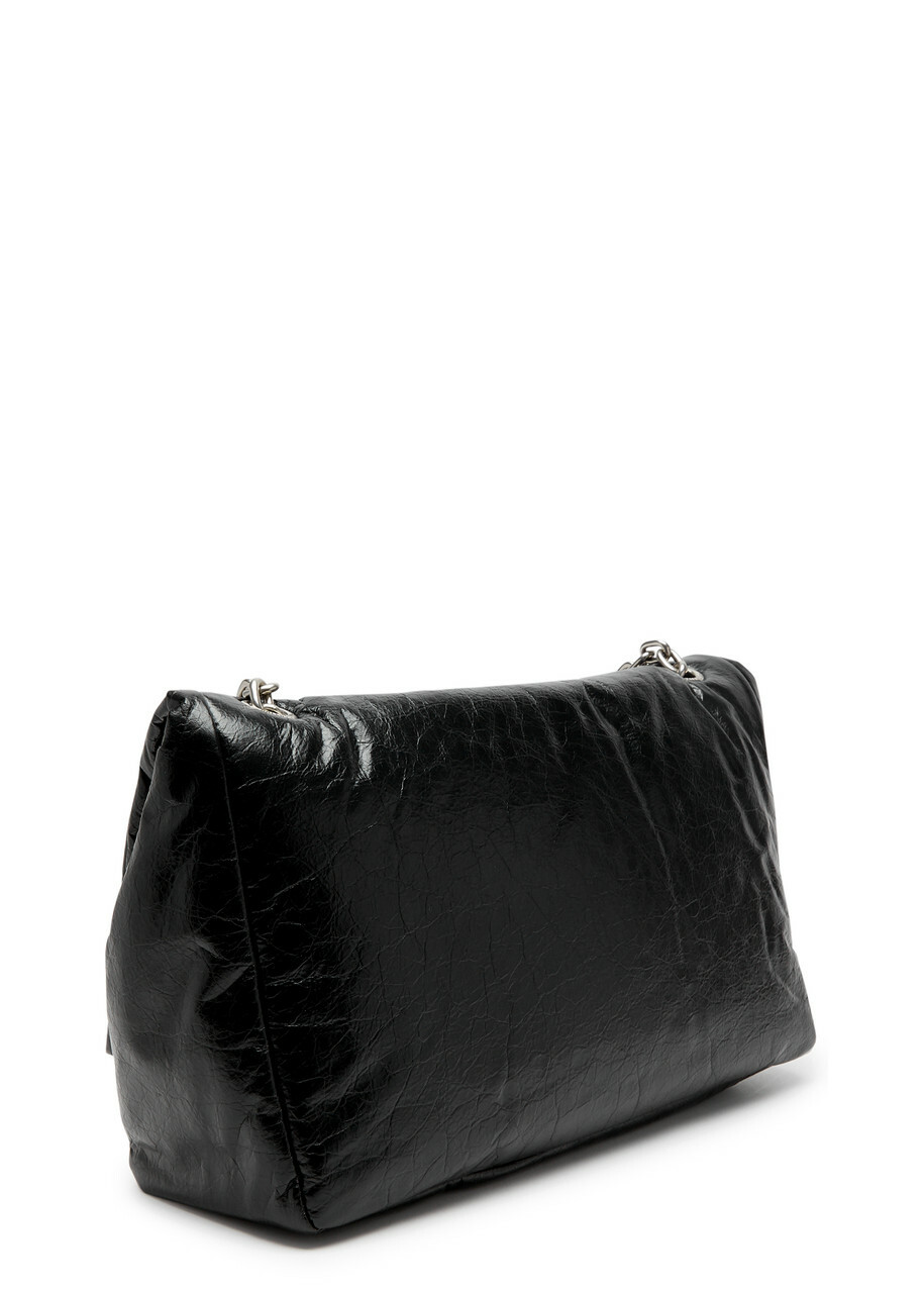 Balenciaga Monaco Medium Leather Shoulder bag - Black - One