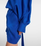Ferragamo Asymmetric draped minidress