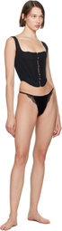 Agent Provocateur Black Zena Corset