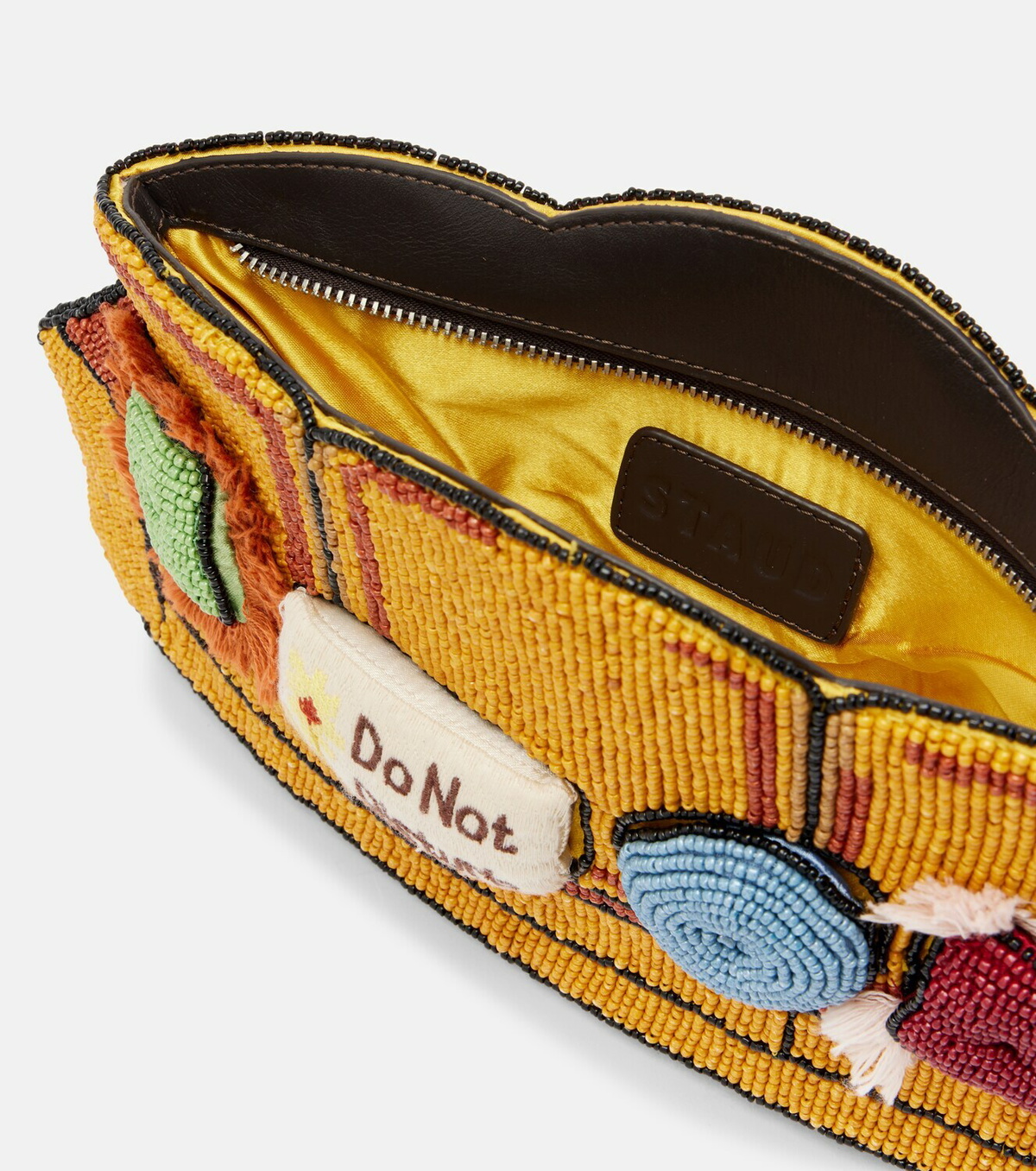 Staud Couch beaded clutch