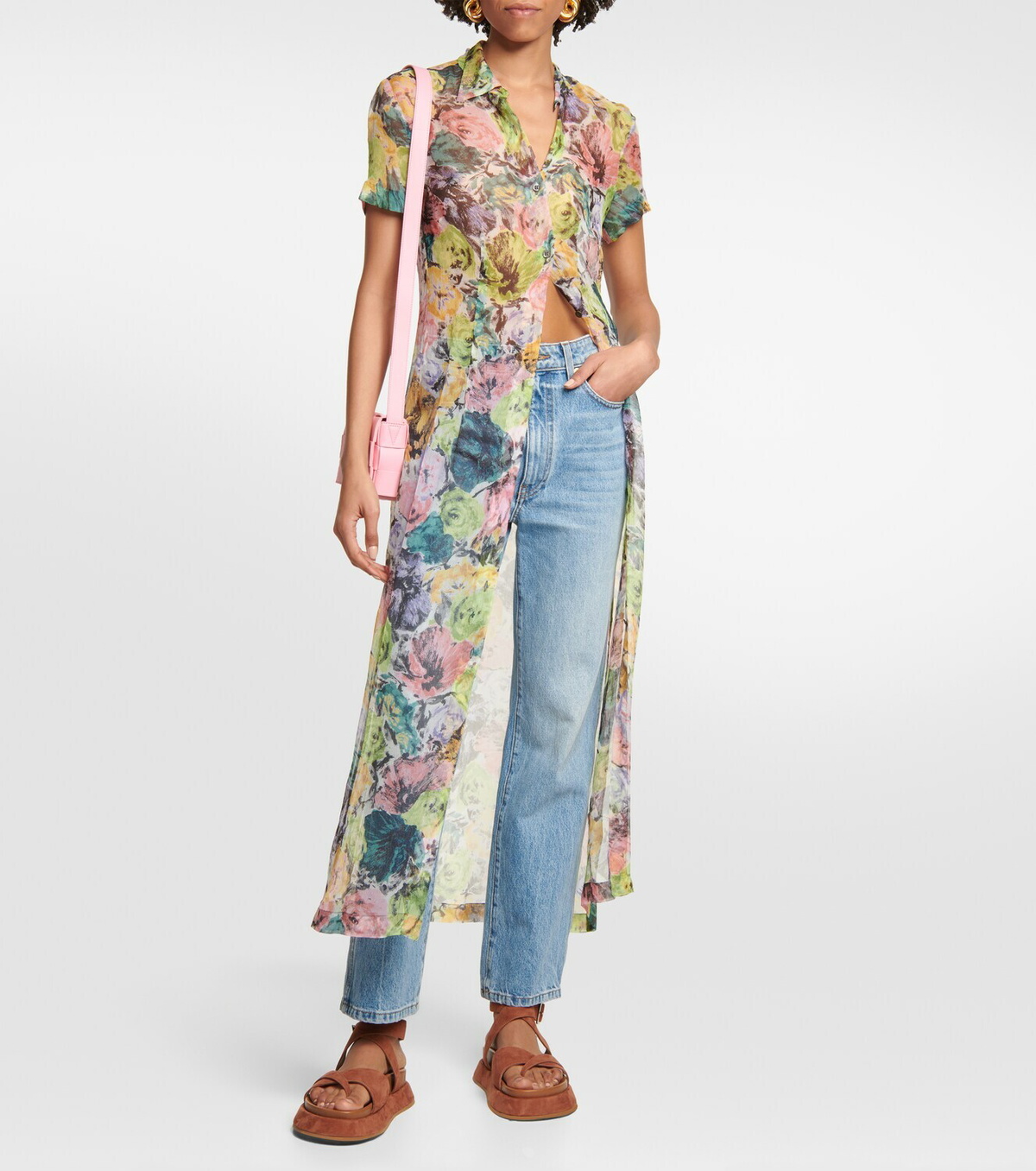 Gia Borghini GIA/RHW Rosie 41 suede platform sandals Gia