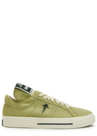 Rick Owens X Converse Dkshdw Calf-hair Sneakers Green