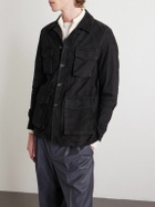 J. Mueser - Suede Overshirt - Black