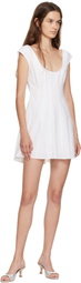 GUIZIO White Leila Minidress