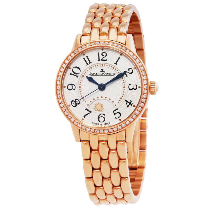 Photo: Jaeger LeCoultre Rendez-Vous Silver Dial 18kt Rose Gold Automatic Ladies Watch Q3462121