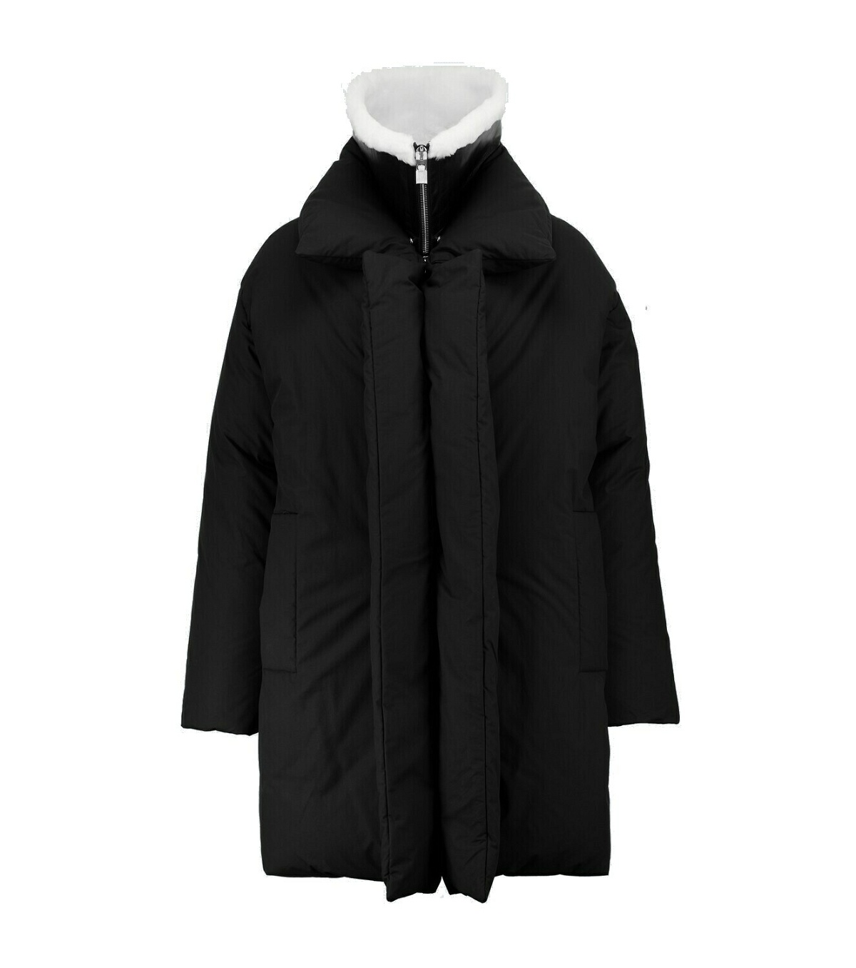 Photo: Givenchy - Cotton down jacket with shearling collar