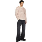 Diesel Pink & Off-White K-Moise Sweater