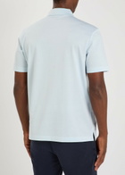 Boss Cotton Polo Shirt Light Blue