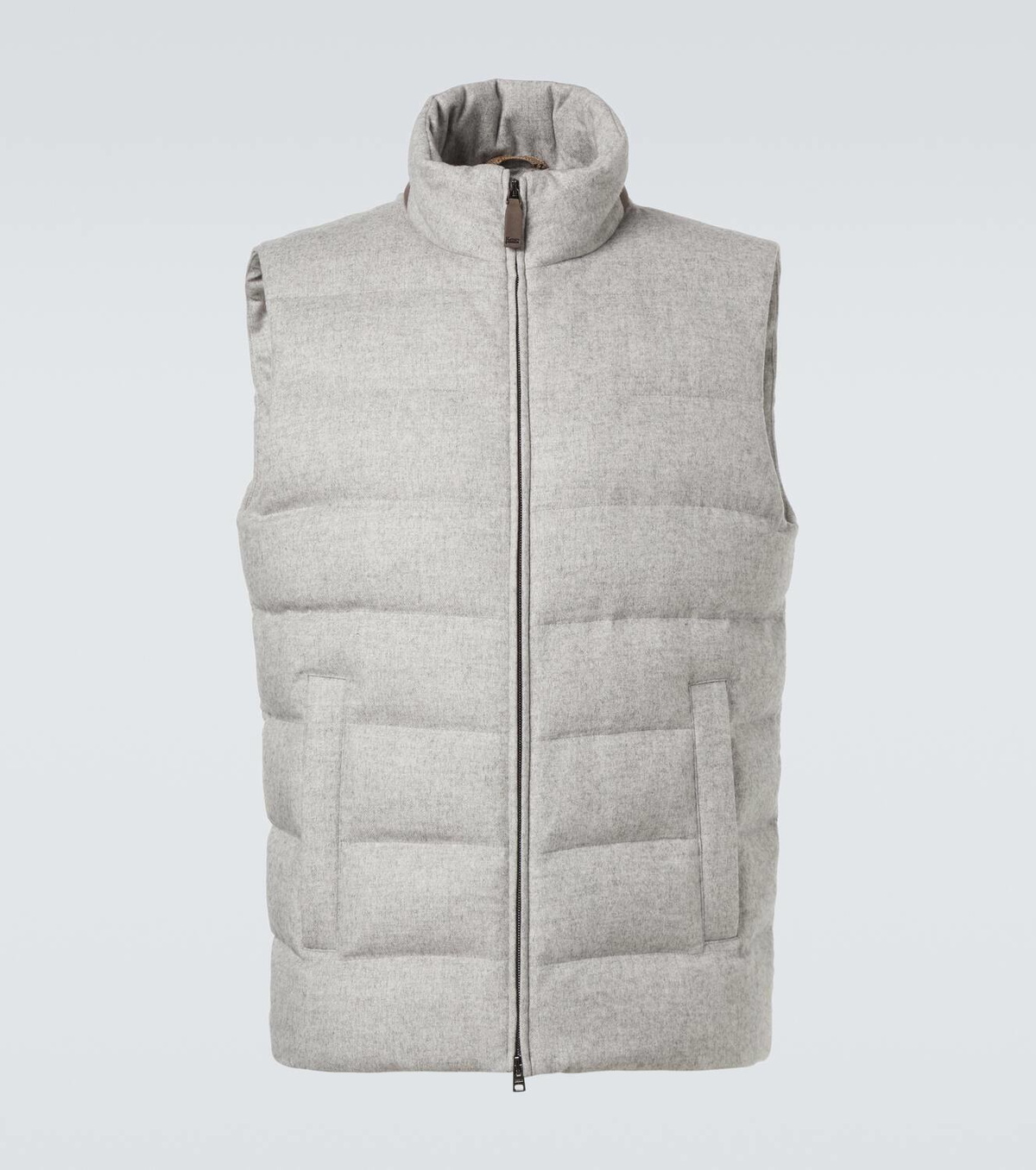 Herno Down-paneled silk and cashmere vest