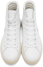 Paul Smith White Painted Stripe Watts Sneakers