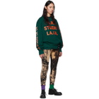 S.R. STUDIO. LA. CA. Black SOTO Hand-Bleached Contrast Rib Leggings
