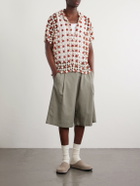 BODE - Cotton-Lace Shirt - Red