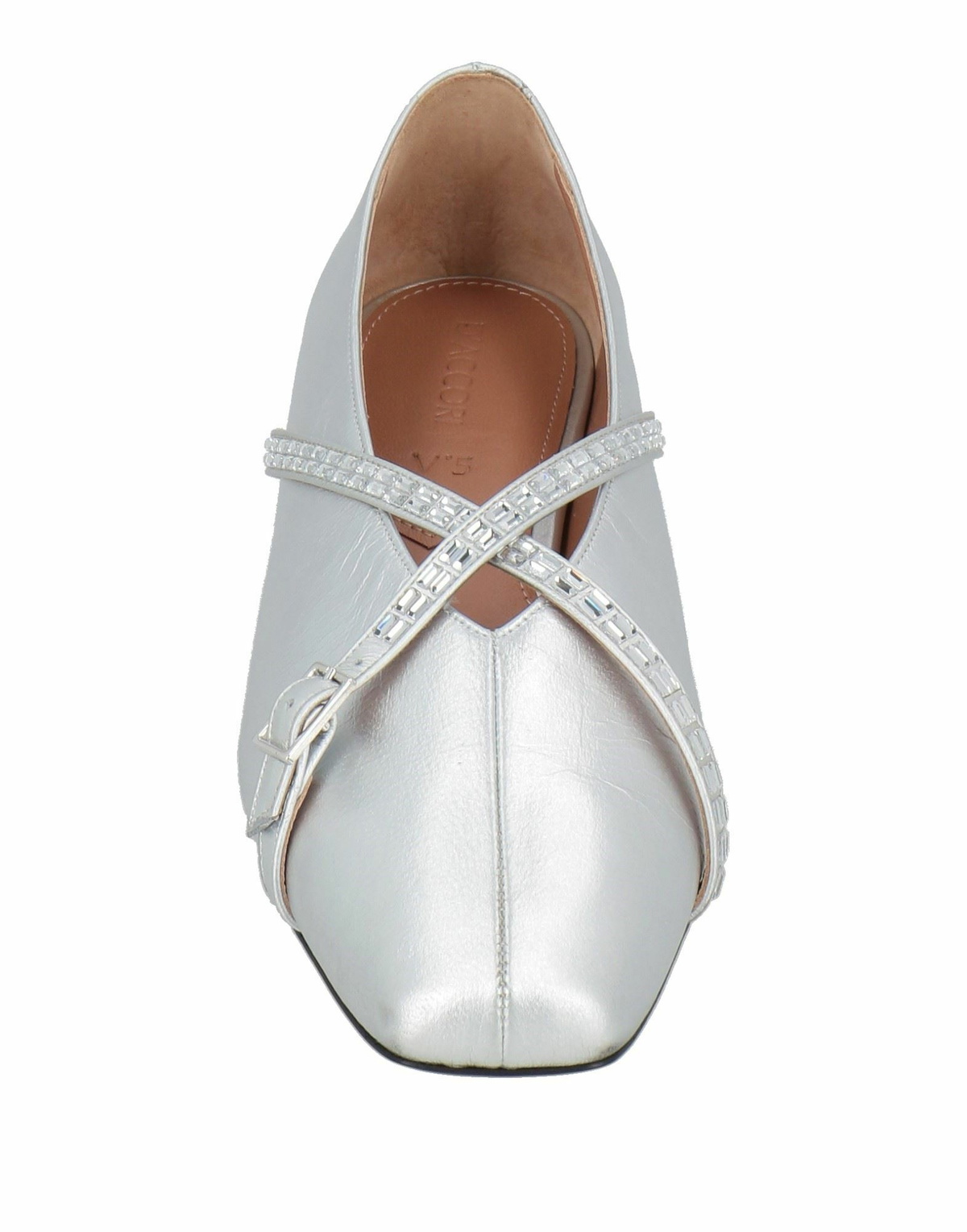 D'accori Womens Ballet flats in Silver