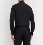 Ermenegildo Zegna - Black Double-Cuff Cotton and Silk-Blend Shirt - Black