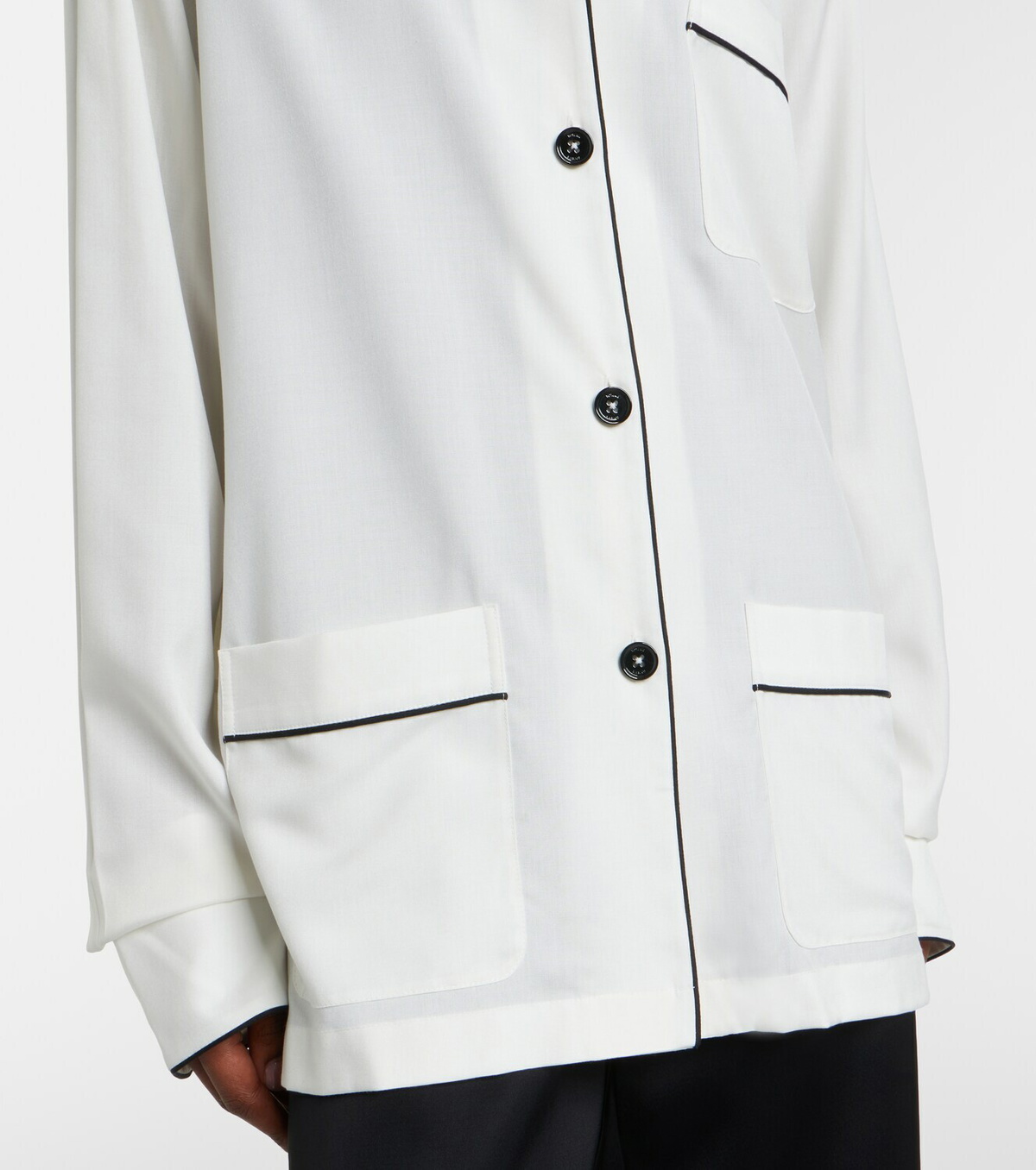 Toteme Oversized silk shirt