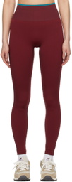 Outdoor Voices Burgundy Seamless 7/8 Leggings