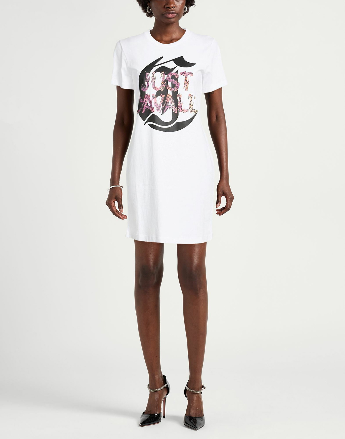 Just Cavalli Womens Mini dress in White