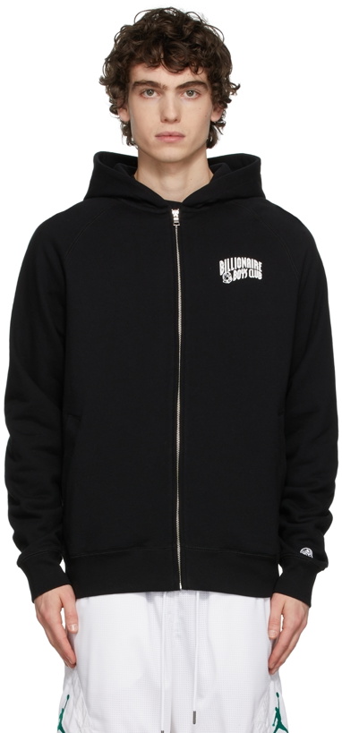 Photo: Billionaire Boys Club Black Small Arch Logo Zip Hoodie