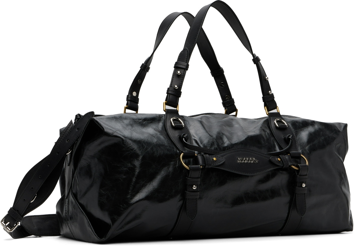 Isabel Marant Black Tilpa Weekender Duffle Bag