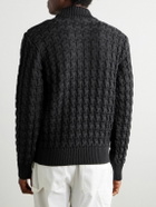 S.N.S. Herning - Stark Slim-Fit Cable-Knit Merino Wool Sweater - Gray