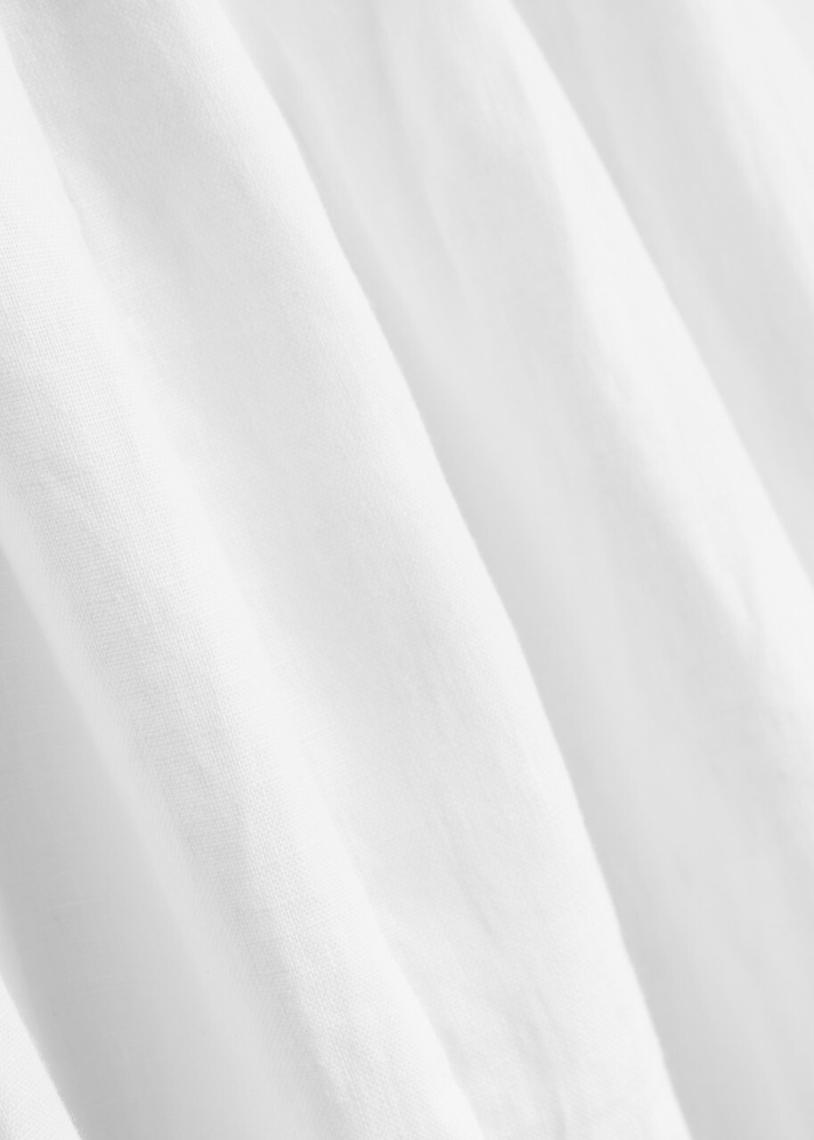 Faithfull The Brand Soleil Linen Midi Dress White