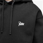 Patta Men's Fovever And Always Boxy Hoodie in Black